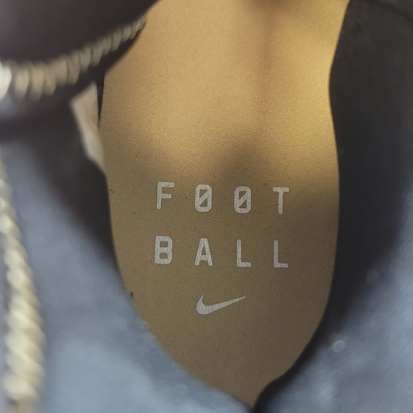 Nike Alpha Menace Pro 2 Mid Black Gold Football Cleats BV3945-700 NEW saints - Picture 10 of 11